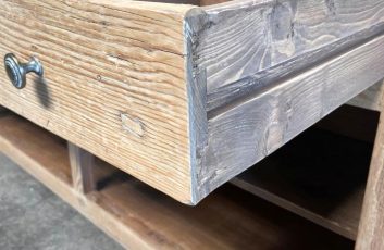 Rustic Pine Cabinet Furniture with Deep Drawers