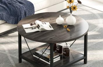 Living Room Table Furniture with Round Top