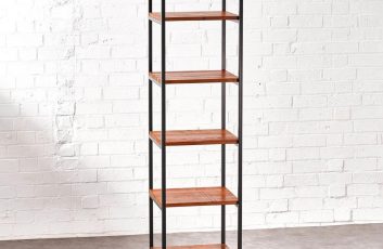 Narrow Display Shelf Furniture with Five Levels