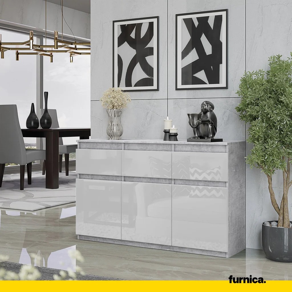 White High Gloss Dresser To Buffet White High Gloss Dresser To Buffet